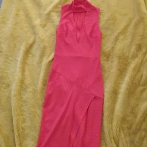 Sexy red cocktail dress